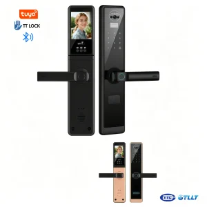 B1 Smart Video Door Lock – Fully Automatic with HD Peephole Camera & Remote Intercom 3D Recognition Video Intercom Smart Lock with TUYA WiFi