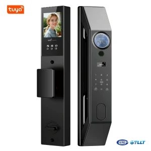 D5 3D Facial Recognition Access Video Intercom Smart Lock with 4.5 Inch HD Screen TUYA WiFi 9 Languages