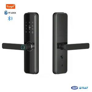 H8 Smart Push-Pull Door Lock – Advanced Keyless Entry with Modern Handle Design