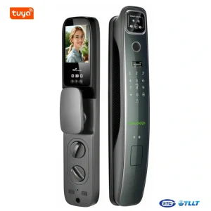 P1 Smart 3D Face Recognition Door Lock – Fully Automatic with Peephole Camera & Video Intercom
