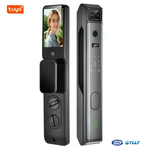 P10 3D Face Recognition Smart Lock System | AI Biometric Smart Door Lock with Video Intercom