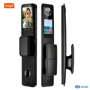P15 Ultra-Thin Fully Automatic 3D Face Recognition Video Intercom Smart Lock with TUYA WiFi