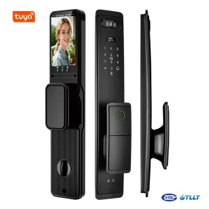 P15 Ultra-Thin Fully Automatic 3D Face Recognition Video Intercom Smart Lock with TUYA WiFi 21 Language