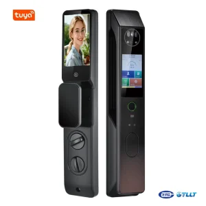 P28 Pro Touch Screen Fully Automatic 3D Face Recognition Dual Screen Intelligent Video Intercom Security System with TUYA WiFi 21 Languages