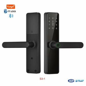 S3-1 Semi-Automatic Semiconductor Fingerprint Smart Lock | Tuya App Remote Control Door Lock System