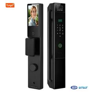 P17B 3D Face Recognition 21 Languages Smart Lock with TUYA WiFi