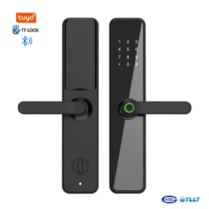Y2 Smart Lock 9 Languages Tempered Glass Panel Lock with Touch Keypad & Fingerprint Access